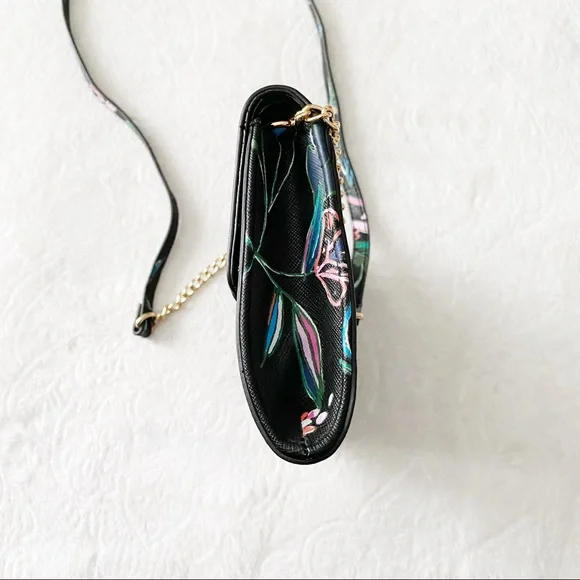 Floral Print Chain Strap Purse - Picture 5 of 11